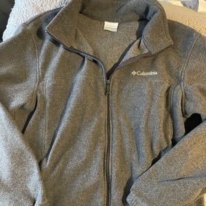 Men’s grey Columbia zipped fleece